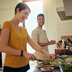 Cooking Together Date Night Option