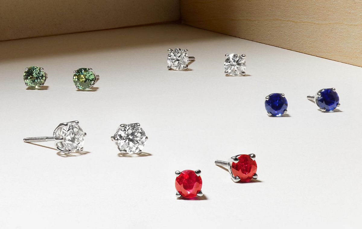 A collection of Stud Earrings