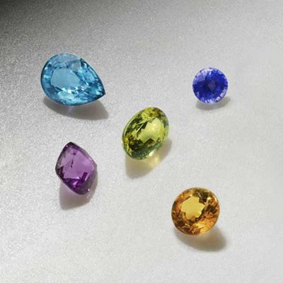 A collection of various Gemstones