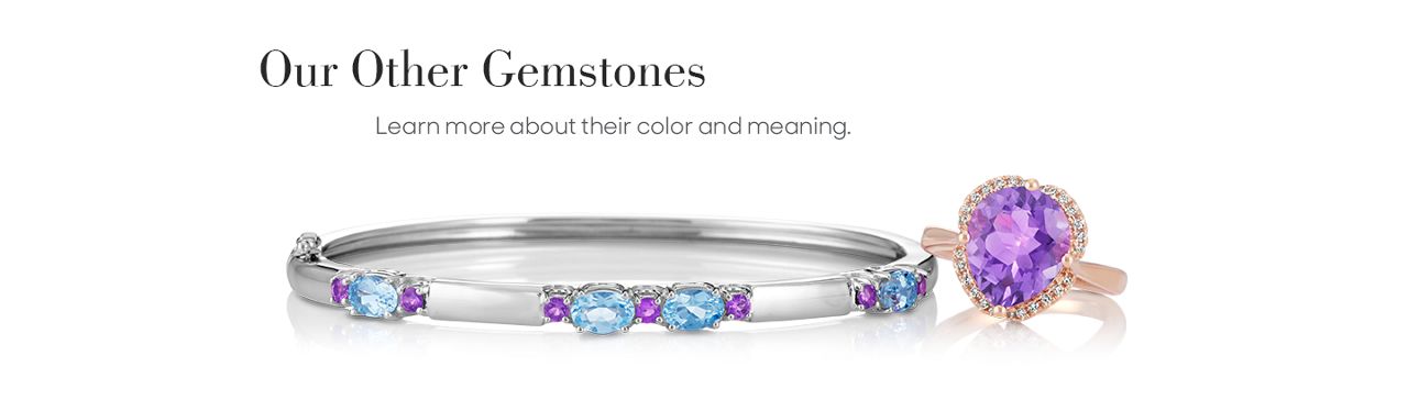 A gemstone bracelet and fashion ring