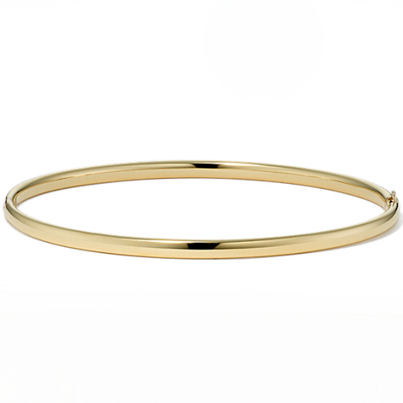 14k Yellow Gold Bangle Bracelet (7") 14k Yellow Gold Bangle Bracelet (7")