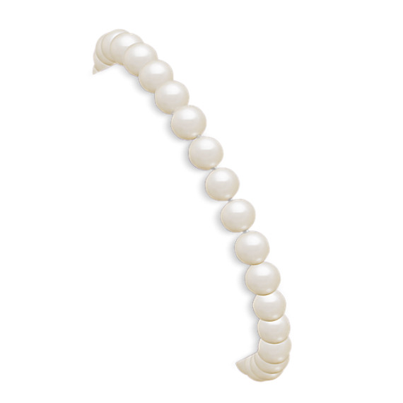 6mm Cultured Akoya Pearl Bracelet (7.5'') 6mm Cultured Akoya Pearl Bracelet (7.5'')