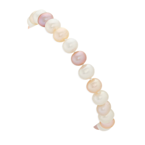 6mm Multi-Colored Cultured Freshwater Pearl Bracelet (7") 6mm Multi-Colored Cultured Freshwater Pearl Bracelet (7")