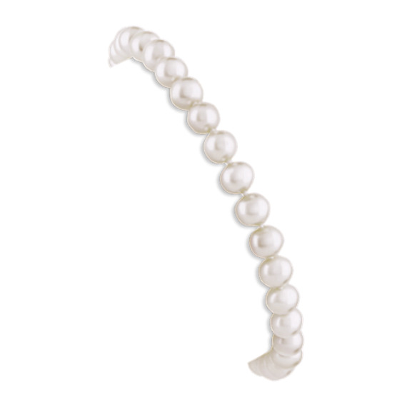 7mm Cultured Freshwater Pearl Bracelet (7") 7mm Cultured Freshwater Pearl Bracelet (7")