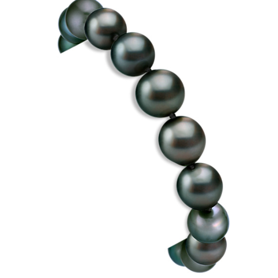 9mm Cultured Tahitian Pearl Bracelet (7.5'') 9mm Cultured Tahitian Pearl Bracelet (7.5'')