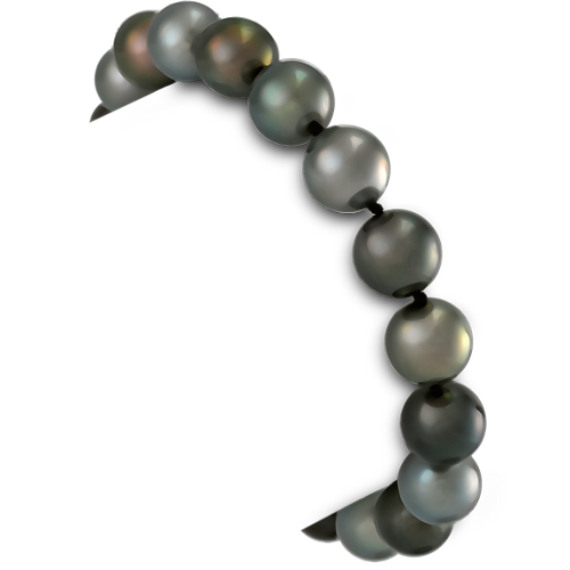 9mm Multi-Colored Cultured Tahitian Pearl Bracelet (7.5") 9mm Multi-Colored Cultured Tahitian Pearl Bracelet (7.5")