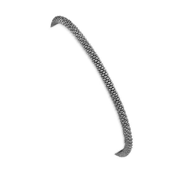 Black Sterling Silver Bracelet (7.5") Black Sterling Silver Bracelet (7.5")