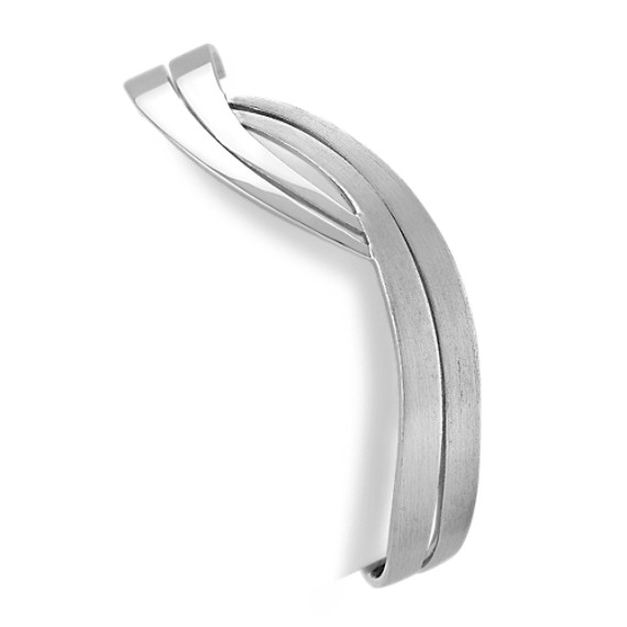 Modern Sterling Silver Cuff Bracelet (7") Modern Sterling Silver Cuff Bracelet (7")