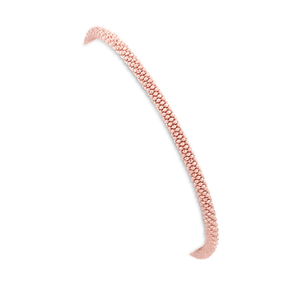 Rose Sterling Silver Bracelet (7.5") Rose Sterling Silver Bracelet (7.5")