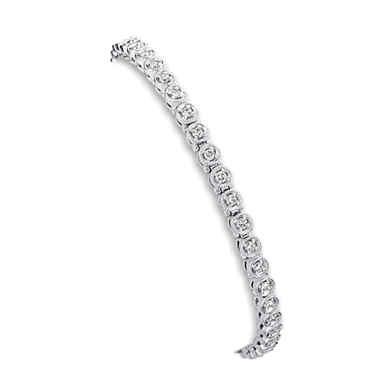 Round Diamond Bracelet (7") Round Diamond Bracelet (7")