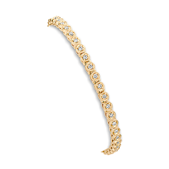 Round Diamond Bracelet (7") Round Diamond Bracelet (7")