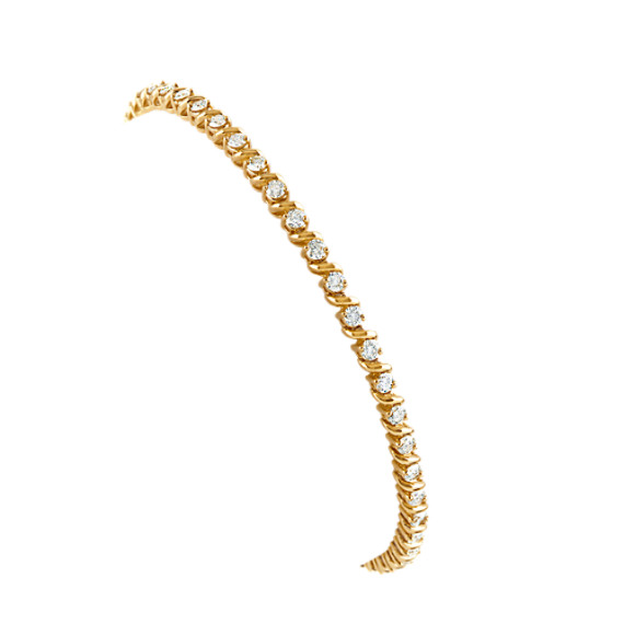 Round Diamond Tennis Bracelet (7") Round Diamond Tennis Bracelet (7")