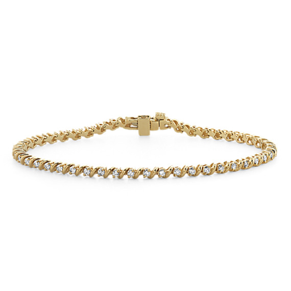 Round Diamond Tennis Bracelet (7") Round Diamond Tennis Bracelet (7")