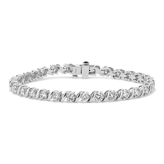 Round Diamond Tennis Bracelet (7") Round Diamond Tennis Bracelet (7")