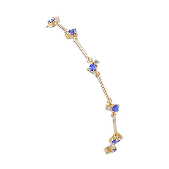 Round Kentucky Blue Sapphire and Diamond Bracelet (7.5") Round Kentucky Blue Sapphire and Diamond Bracelet (7.5")