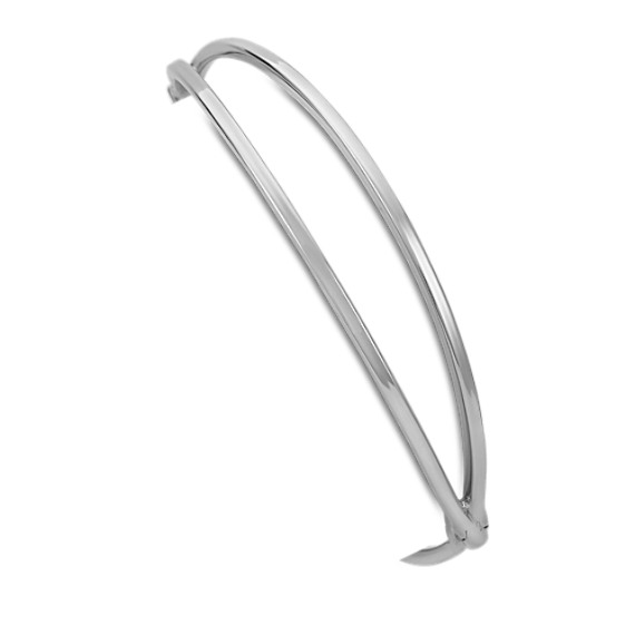 Sterling Silver Bangle Bracelet (7") Sterling Silver Bangle Bracelet (7")