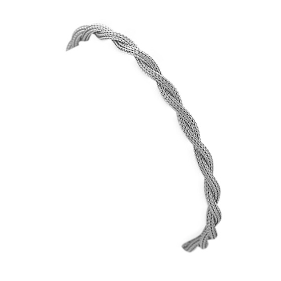 Sterling Silver Rope Bracelet (7.5") Sterling Silver Rope Bracelet (7.5")