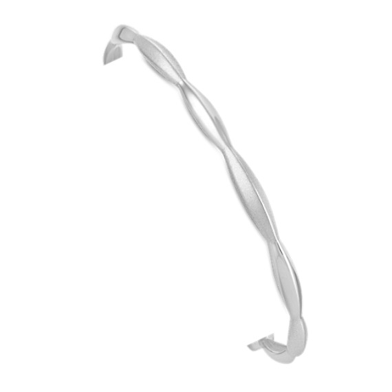 Sterling Silver Twist Cuff Bracelet (7") Sterling Silver Twist Cuff Bracelet (7")
