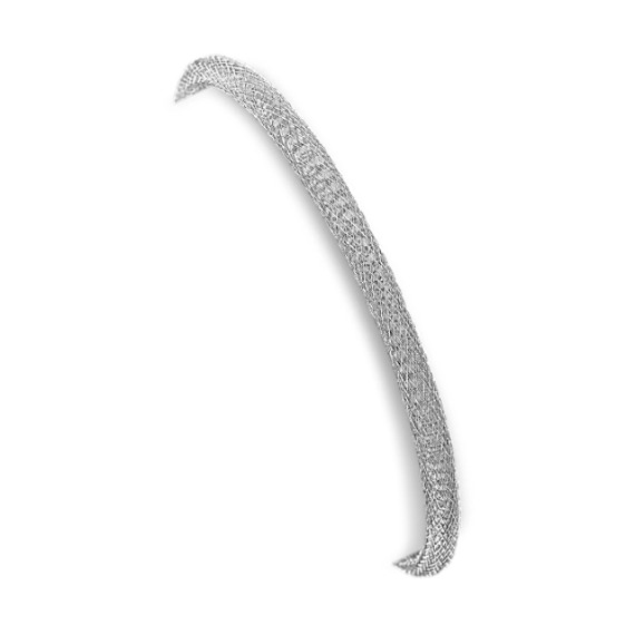 Woven Sterling Silver Bracelet (7") Woven Sterling Silver Bracelet (7")