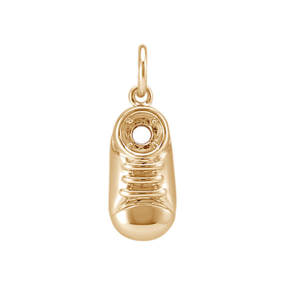 14k Yellow Gold Baby Shoe Charm 14k Yellow Gold Baby Shoe Charm