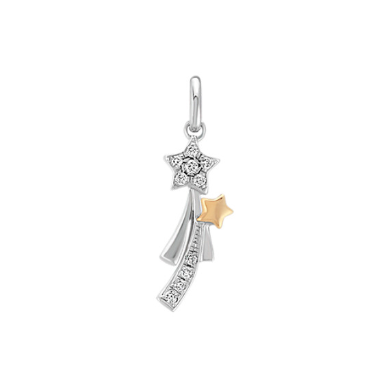 Diamond Shooting Star Charm Diamond Shooting Star Charm