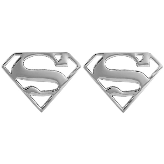 Superman® DC Comics Cuff Links in Stainless Steel Superman® DC Comics Cuff Links in Stainless Steel
