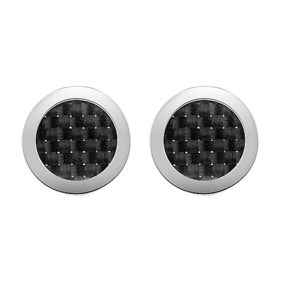 Titanium and Carbon Fiber Cuff Links Titanium and Carbon Fiber Cuff Links
