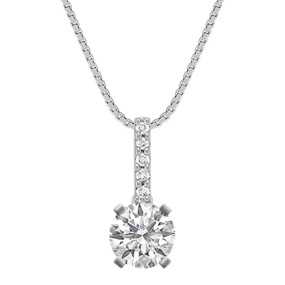 Round Diamond Pendant (18") Round Diamond Pendant (18")