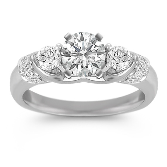 Three-Stone Diamond Engagement Ring Three-Stone Diamond Engagement Ring