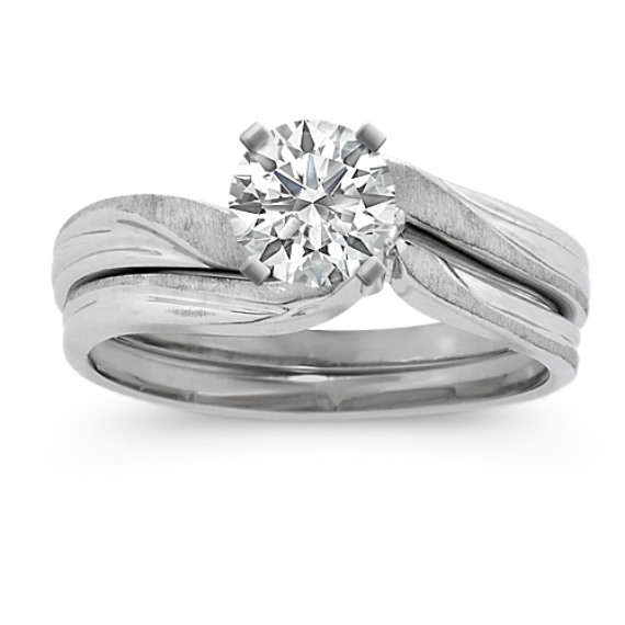 Round Diamond Wedding Set Round Diamond Wedding Set