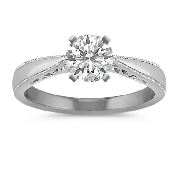 Platinum Cathedral Solitaire Engagement Ring Platinum Cathedral Solitaire Engagement Ring