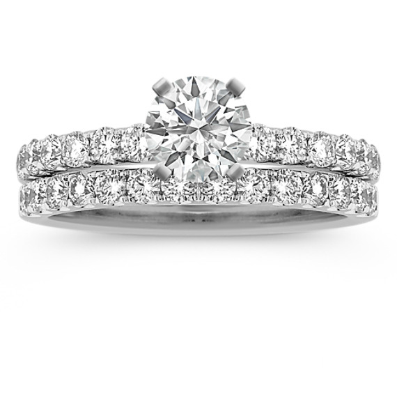 Diamond Platinum Wedding Set Diamond Platinum Wedding Set
