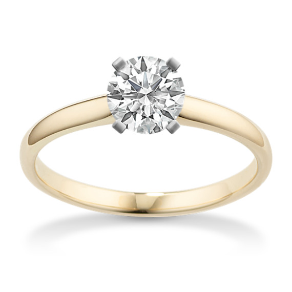 Solitaire 14K Yellow Gold Engagement Ring Solitaire 14K Yellow Gold Engagement Ring