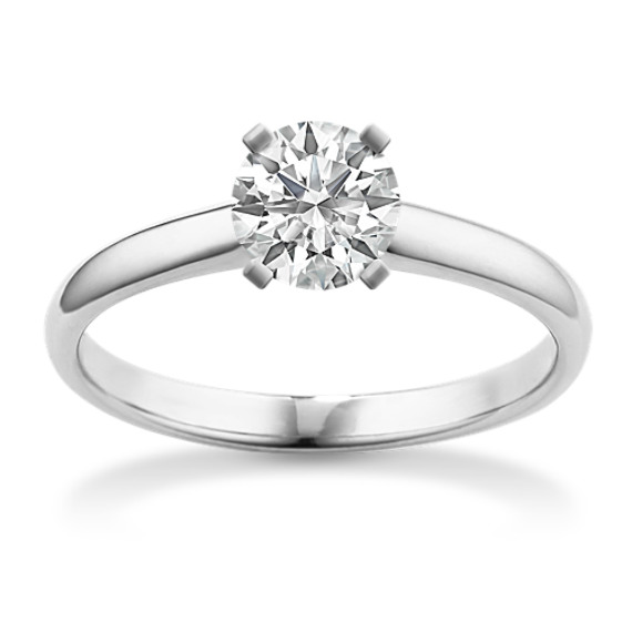 Solitaire Platinum Engagement Ring Solitaire Platinum Engagement Ring