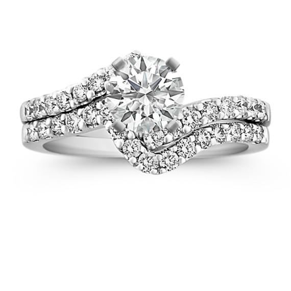 Round Diamond Wedding Set Round Diamond Wedding Set
