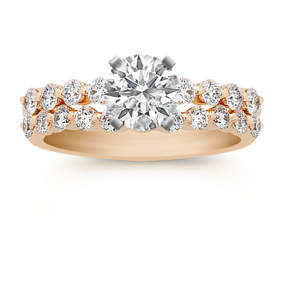 Round Diamond Wedding Set Round Diamond Wedding Set