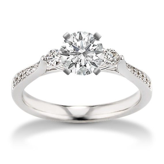 Cathedral Diamond Engagement Ring Cathedral Diamond Engagement Ring