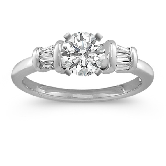 Baguette Diamond Engagement Ring Baguette Diamond Engagement Ring