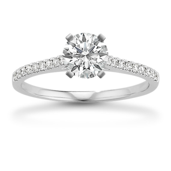Platinum Cathedral Diamond Engagement Ring Platinum Cathedral Diamond Engagement Ring
