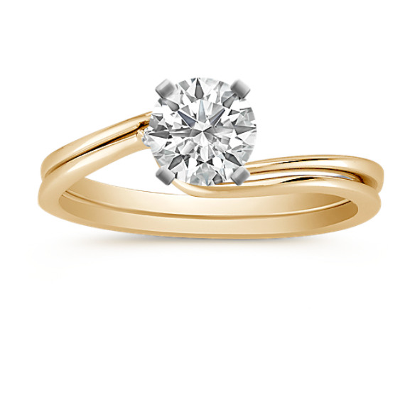 Round Diamond Wedding Set Round Diamond Wedding Set