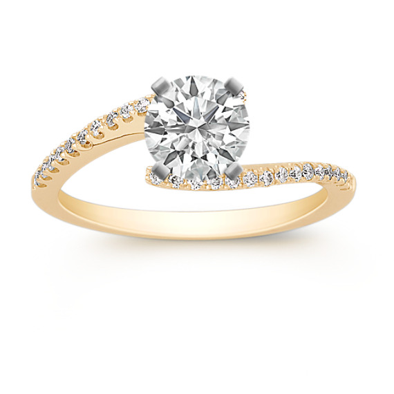 Open Ended Round Diamond Ring Open Ended Round Diamond Ring