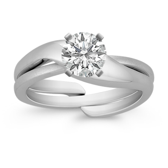 14k White Gold Wedding Set 14k White Gold Wedding Set