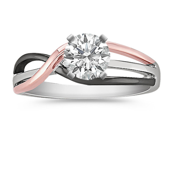 14k White and Rose Gold Ring 14k White and Rose Gold Ring