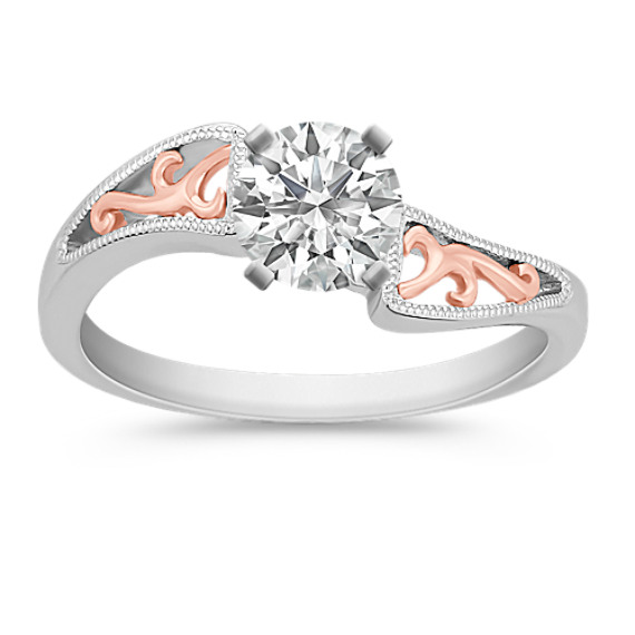 14k White and Rose Gold Ring 14k White and Rose Gold Ring