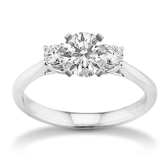 Three-Stone Diamond Engagement Ring Three-Stone Diamond Engagement Ring
