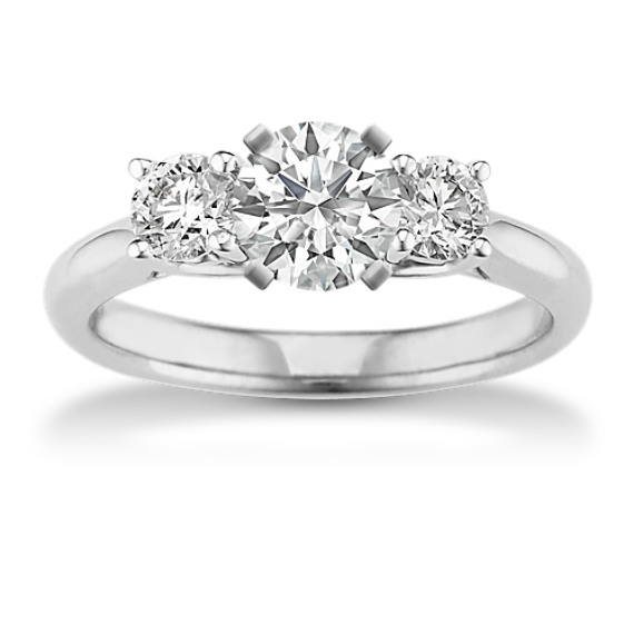 Diamond Three-Stone Engagement Ring Diamond Three-Stone Engagement Ring