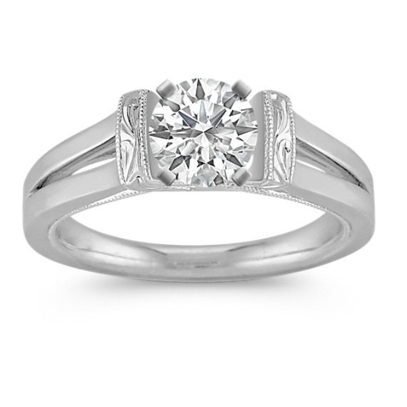 Vintage Solitaire Platinum Engagement Ring Vintage Solitaire Platinum Engagement Ring
