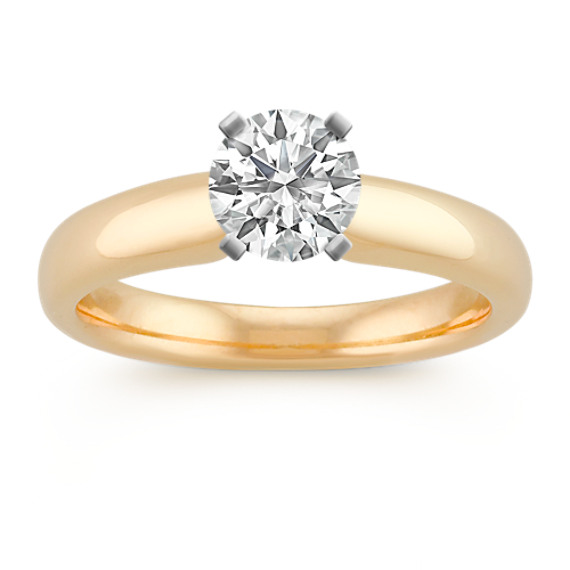 Solitaire 14k Yellow Gold Engagement Ring Solitaire 14k Yellow Gold Engagement Ring
