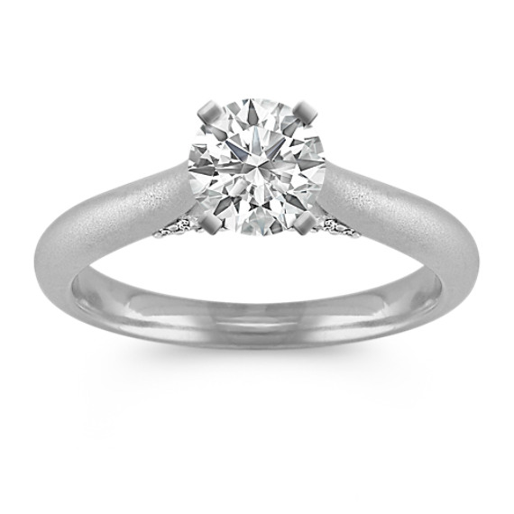 Round Diamond Cathedral Engagement Ring Round Diamond Cathedral Engagement Ring