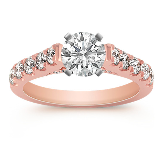 Classic Diamond Engagement Ring in 14k Rose Gold Classic Diamond Engagement Ring in 14k Rose Gold